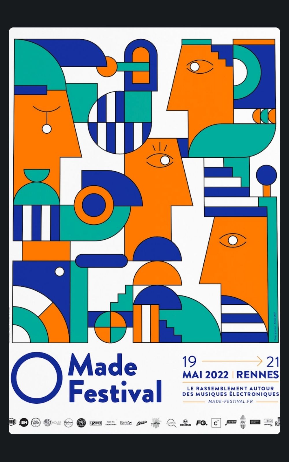 Page références - Affiche du festival Made Festival à Rennes en 2022 où la société de sécurité privée ACP Sécurité est intervenue.